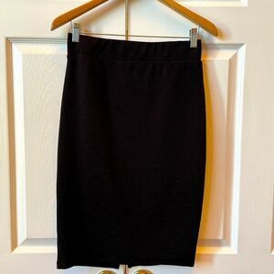 BLACK PENCIL SKIRT BY FIG & BLU SIZE LARGE EUC
